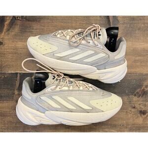 Womens Adidas Original Ozelia Sneakers Size 7 Pink Gray